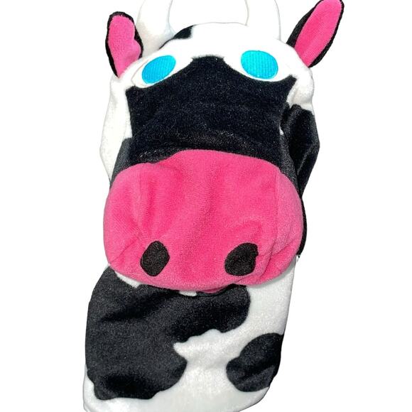 IKEA Hand Puppet Cow Klappar Lantlig Movable Mouth Plush Realistic Pretend 10" - Picture 3 of 11